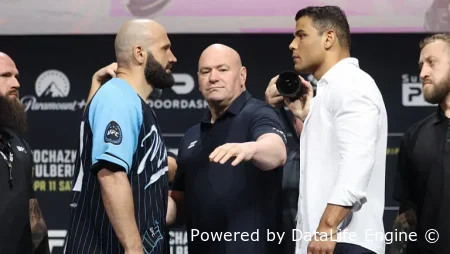 UFC 327: Прохазка - Ульберг смотреть онлайн бесплатно 12 апреля 2026 прямой эфир